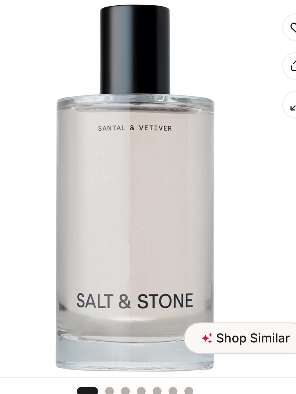 Salt and stone - Santal & Vetiver Fragrance - new in box full size